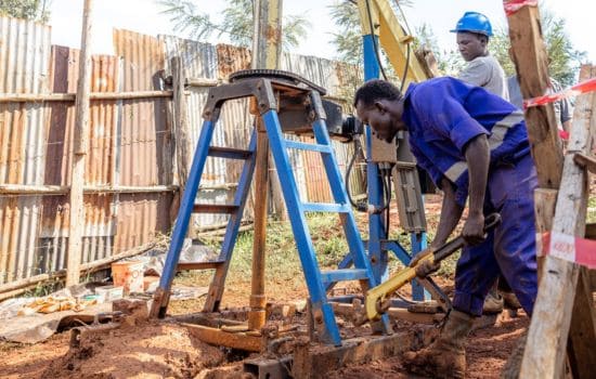 Village Drill Hybrid in the field in Kenya